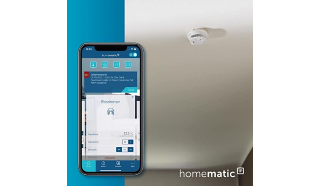 Homematic IP Smart Home starter set smoke detector (HmIP-SK4), smoke detector (incl. 3 smoke detecto