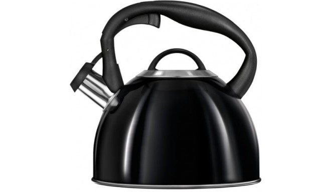 Smile MCN-13/C Kettle with whistle 3L (Black)