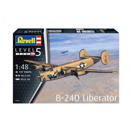 Plastic model Plane B-24D Liberator 1/48