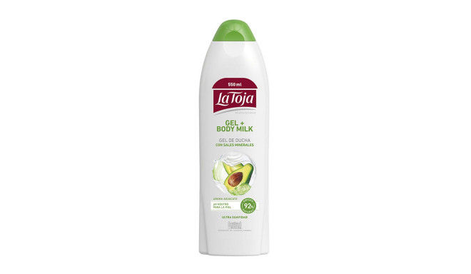 LA TOJA AROMA AGUACATE GEL+BODY MILK GEL DE DUCHA 550ML