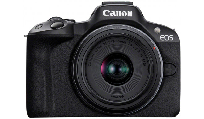 Canon EOS R50 + 18-45mm, black