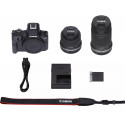 Canon EOS R50 + 18-45 мм + 55-210 мм, черный