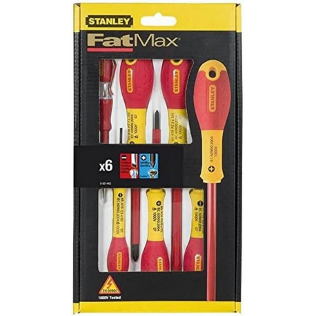 ST. SCREWDRIVERS 6 pcs. IZOL.FATMAX 0-65-443