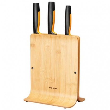 Fiskars 3 noaga komplekt bambusest plokis 1057553
