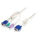 LevelOne KVM 1 to 3 Combo Kabel 5m+++