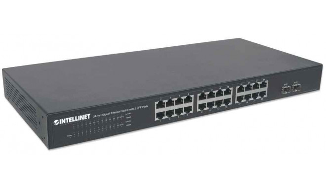Intellinet 561044 24-portiline gigabit lüliti + 2x SFP