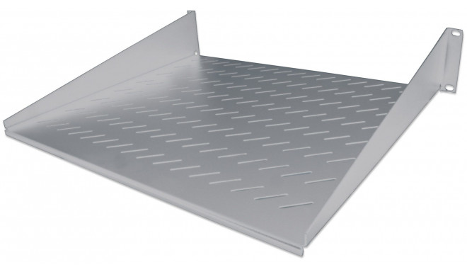 Intellinet 712224 riiul 2U 400mm rack 19" 2 kinnituspunkti, perforeeritud, hall