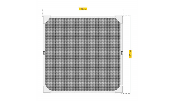 Москитная сетка Schellenberg 117 cm Стекловолокно (100 x 120 cm)