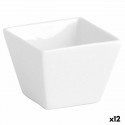 Uzkodu paplāte Quid Chef Keramika Balts (7,5 cm) (Pack 12x)