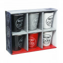 6 Piece Coffee Cup Set 5five Bistrot (110 ml) 6 Piece Coffee Cup Set 5five Bistrot (110 ml)