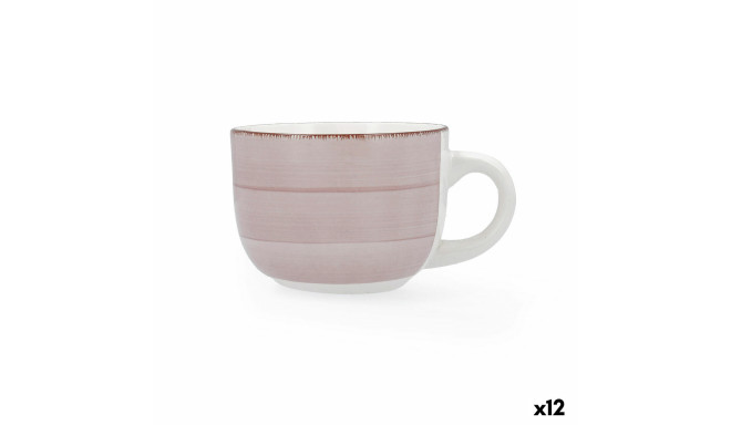 Cup Quid Vita Morning Ceramic Pink (470 ml) (12 Units)