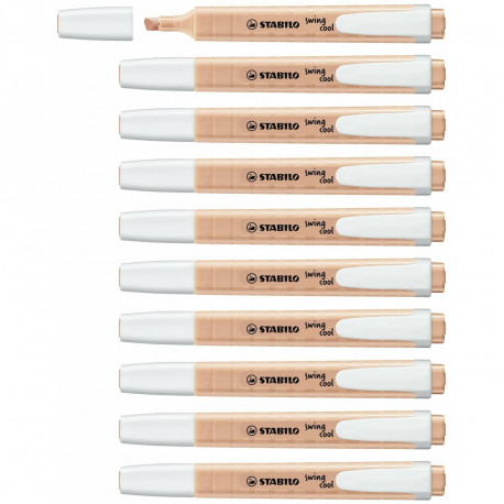 Fluorescent Marker Stabilo Swing Cool Peach 10 Pieces
