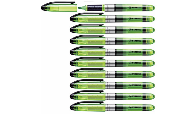 Fluorescent Marker Stabilo Navigator Green 10 Pieces (1 Unit)