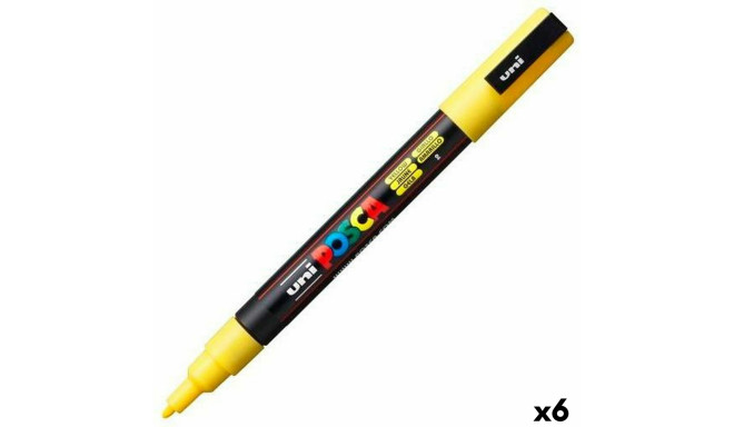 Marker POSCA PC-3M Kollane (6 Ühikut)