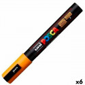 Vilt POSCA PC-5M Oranž 6 Ühikut