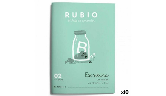 Writing and calligraphy notebook Rubio Nº02 A5 Spanish 20 Sheets (10 Units)