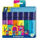 Fluorescējošo Marķieru Komplekts Staedtler Textsurfer Classic Happy Line 10 gb.