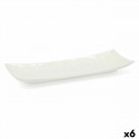 Uzkodu paplāte Quid Select Keramika Balts (20,5 x 7,5 cm) (Pack 6x)