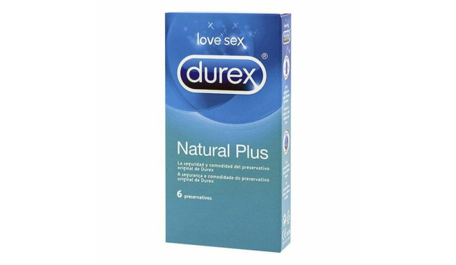 Condoms Durex Natural Plus 6 Pieces