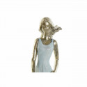Decorative Figure DKD Home Decor Blue Golden Resin Modern Family (16 x 9,5 x 24 cm)