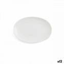 Serving Platter Ariane Vital Coupe Oval Ceramic White (Ø 21 cm) (12 Units)