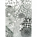 Drawing paper Talens Sakura Zentangle White 20 Pieces (89 x 89 mm)