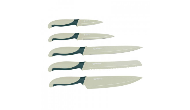 Alpina - Zestaw noży ze stali nierdzewnej (zielony)