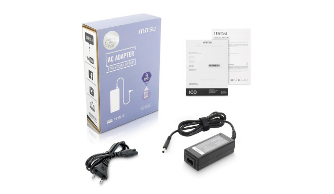 sülearvuti laadija mitsu 19.5v 2.31a (4.5x3.0 pin) - Dell 45W