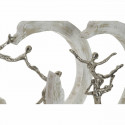 Decorative Figure DKD Home Decor Silver Aluminium White Mango wood Modern (32,5 x 10 x 47 cm) (2 Uni