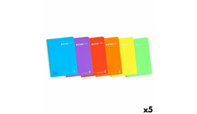 Notebook ENRI Din A4 80 Sheets (5 Units)