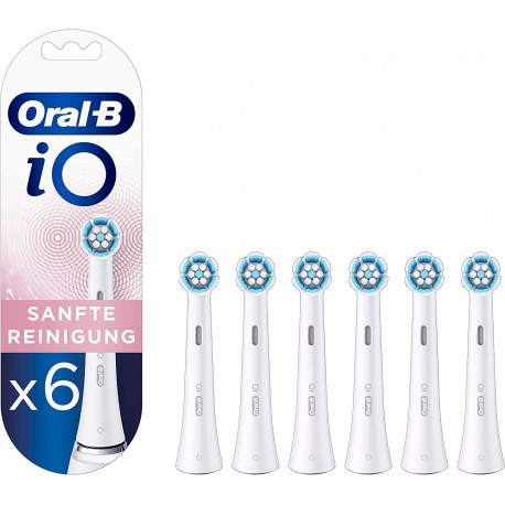 Braun toothbrush tip Oral-B iO Gentle Care 6pcs, white