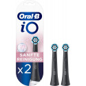 Braun Oral-B iO gentle cleaning set of 2, brush head (black)