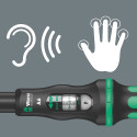 Wera torque wrench with reversible ratchet Click-Torque A 6 (black/green, output 1/4" for bits)