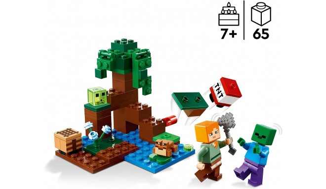 LEGO 21240 Minecraft The Swamp Adventure Construction Toy