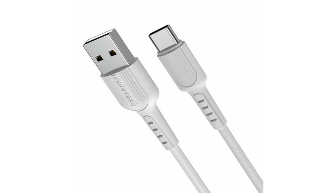 Borofone X16 USB-C kaabel 100cm valge