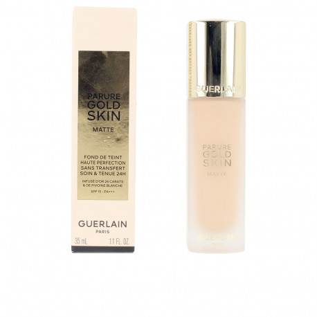GUERLAIN PARURE GOLD MATE fondo de maquillaje mate #1W 35 ml