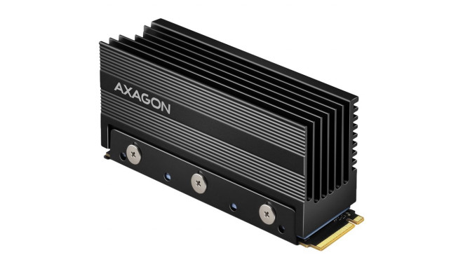Axagon Passive aluminum heatsink for single-sided and double-sided M.2 SSD disks, size 2280, height 