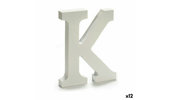 Letter Pincello 1711011 K White 1,8 x 21 x 17 cm (12 Units)
