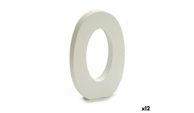 Number Pincello 1711027 White 1,8 x 21 x 17 cm (12 Units)
