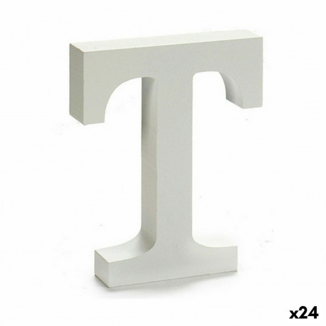 Letter Pincello 1711056 T White 2 x 16 x 14,5 cm (24 Units)