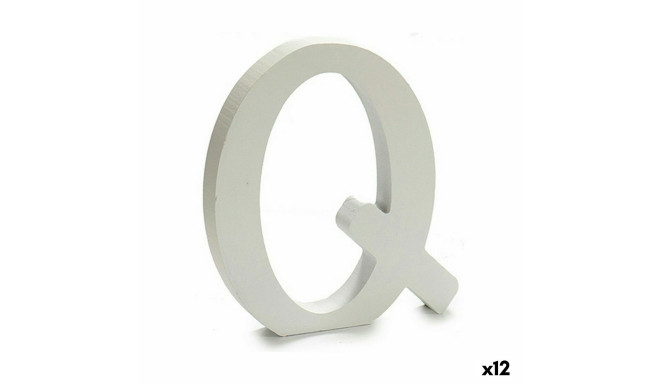Letter Pincello 1711017 Q White 1,8 x 21 x 17 cm (12 Units)