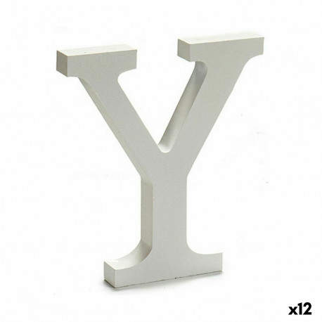 Letter Pincello 1711025 Y White 1,8 x 21 x 17 cm (12 Units)