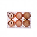 Christmas Balls Set Copper Plastic (8 x 9 x 8 cm) (24 Units)
