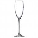 Champagne glass Ebro Transparent Glass (160 ml) (6 Units)