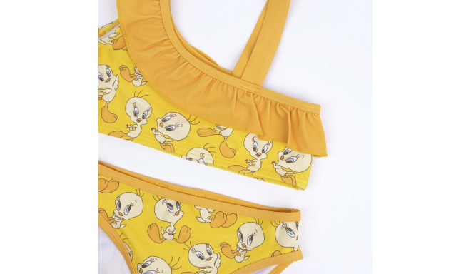 Bikini Bottoms For Girls Looney Tunes Yellow - 6 Years