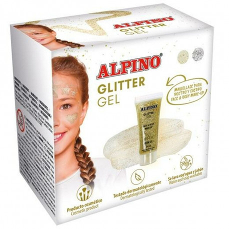 Laste meik Alpino Geel Läige Kuldne