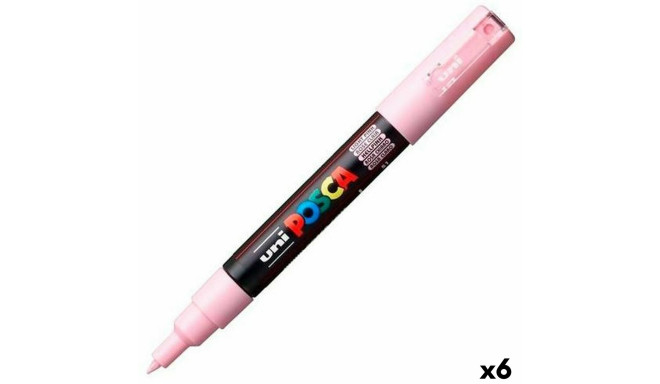 Marker pen/felt-tip pen POSCA PC-1M Light Pink (6 Units)