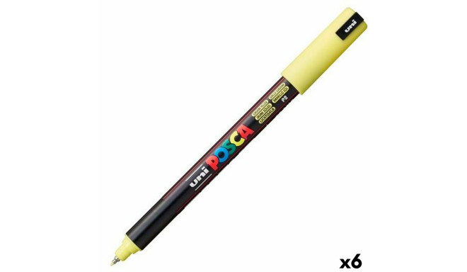 Vilt POSCA PC-1MR Kollane (6 Ühikut)