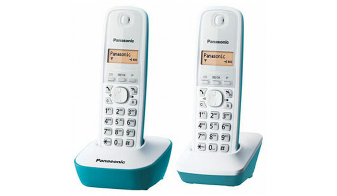 Bezvadu Tālrunis Panasonic KX-TG1612FRC Dzintars Zils/Balts