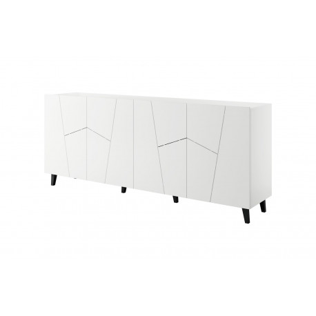 ETNA kummut 200x42x82 valge matt